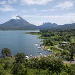 Volcán La Fortuna de Costa Rica.