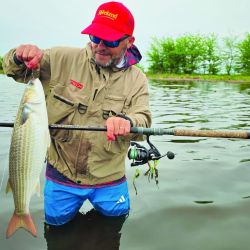 La tarde, después de las 5, fue el momento de mayor cosecha. En esa instancia capturamos más de 15 ejemplares, algunos de 3,5 kg. 