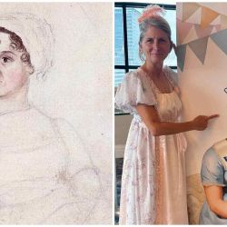 Austen retratada por su hermana Cassandra y la periodista Juana Libedinsky. | Foto:Gentileza Planeta