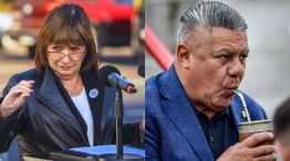 Patricia Bullrich y Claudio Chiqui Tapia