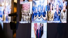 Trump, en una videoconferencia con los soldados estadounidenses desplegados en el Caribe por el Día de Acción de Gracias.