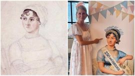 Austen retratada por su hermana Cassandra y la periodista Juana Libedinsky.
