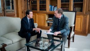 28-11-2025 Santilli Sadir reunión Casa Rosada