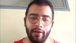 César Sena durante la audiencia de cesura. 