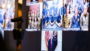 Trump, en una videoconferencia con los soldados estadounidenses desplegados en el Caribe por el Día de Acción de Gracias.