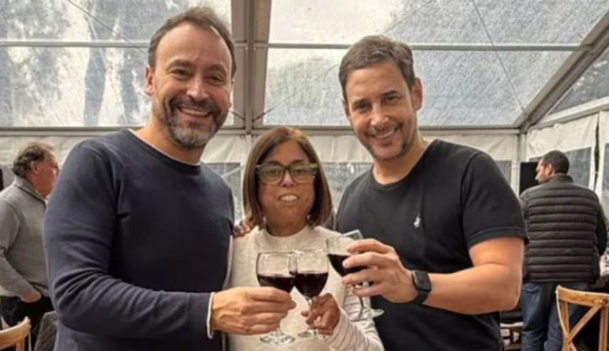 Rodrigo Lussich, Adrián Pallares y Meche Portillo