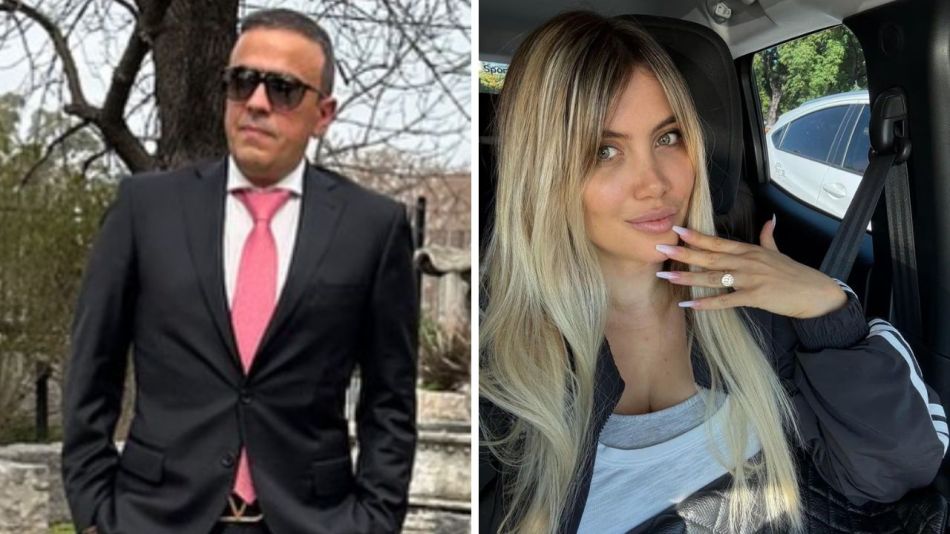 Nicolás Payarola y Wanda Nara