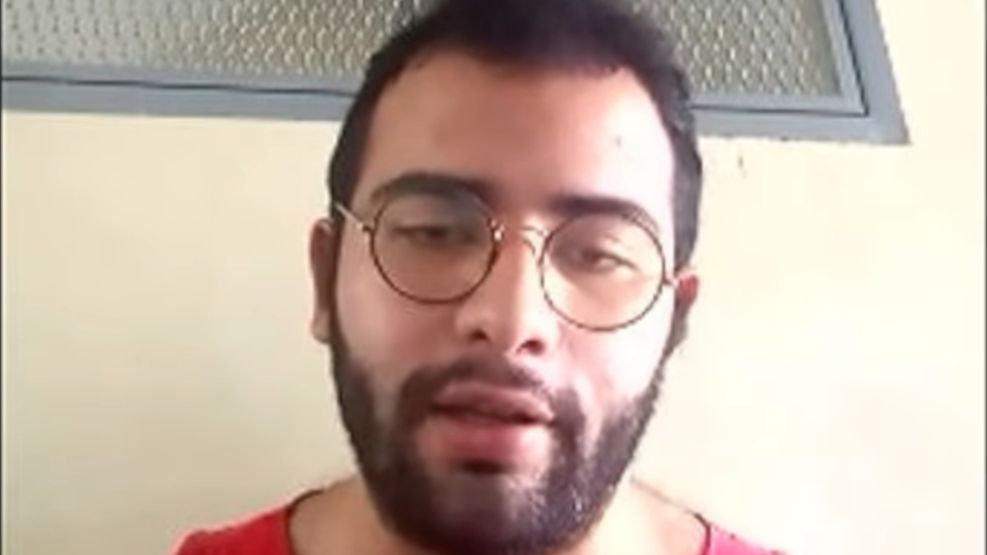 César Sena durante la audiencia de cesura. 