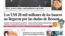 La tapa del Diario PERFIL del 29 de noviembre de 2025