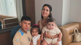Así sorprendieron Valentina Cervantes y Enzo Fernández a su hija Olivia por su cumpleaños: deco, peluches y amor
