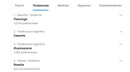 Casanto, segunda tendencia nacional en X...