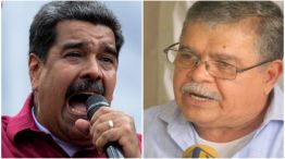 Nicolás Maduro y el detenido líder sindical José Torres.