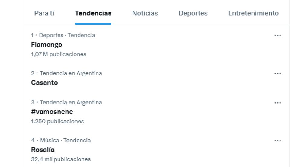 Casanto, segunda tendencia nacional en X...