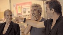 Ricardo Darín, Gastón Pauls y Leticia Bredice se reencontraron a 25 años de "Nueve reinas"