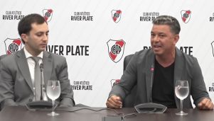 Marcelo Gallardo y Stefano Di Carlo