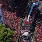 Los festejos de Flamengo en Río de Janeiro: medio millón de hinchas, saqueos y heridos