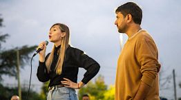 Lucía Klug con Juan Grabois 20251201