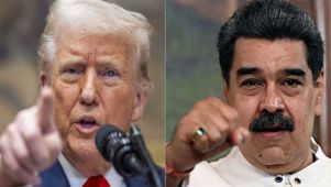 Donald Trump y Nicolás Maduro 20251202