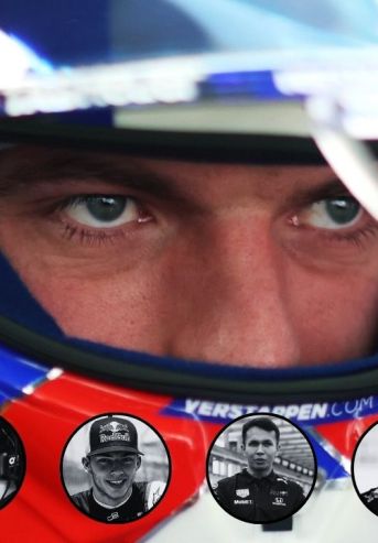 Max Verstappen vs todos sus compañeros