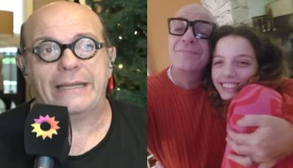 Martín Campilongo junto a su hija Emma