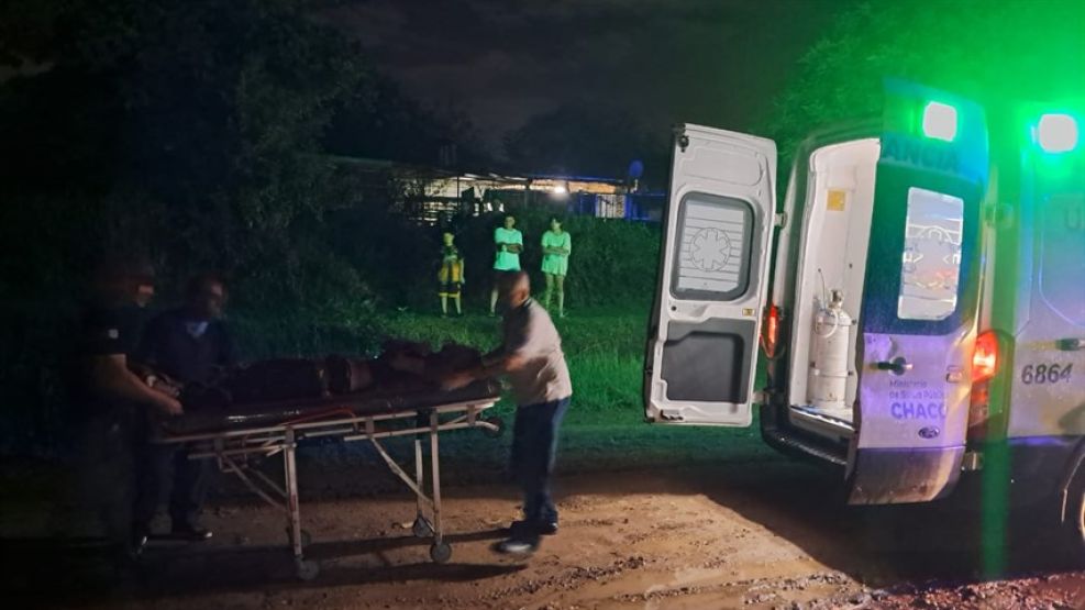 El adolescente fue trasladado al Hospital Perrrando