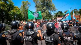 ATE bloqueó la Avenida General Paz frente al INTI: "Hay que frenar la motosierra y los despidos masivos"