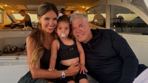 Sarah Burlando, Baby Franco y Fernando Burlando