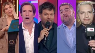 Wanda Nara, Iván de Pineda, Guido Kaczka, Darío Barassi y Ángel de Brito