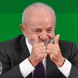 El presidente de Brasil, Luiz Inacio Lula da Silva, durante la reunión del Consejo para el Desarrollo Económico y Social Sostenible en el Palacio Itamaraty en Brasilia. Foto de Evaristo Sa / AFP | Foto:AFP