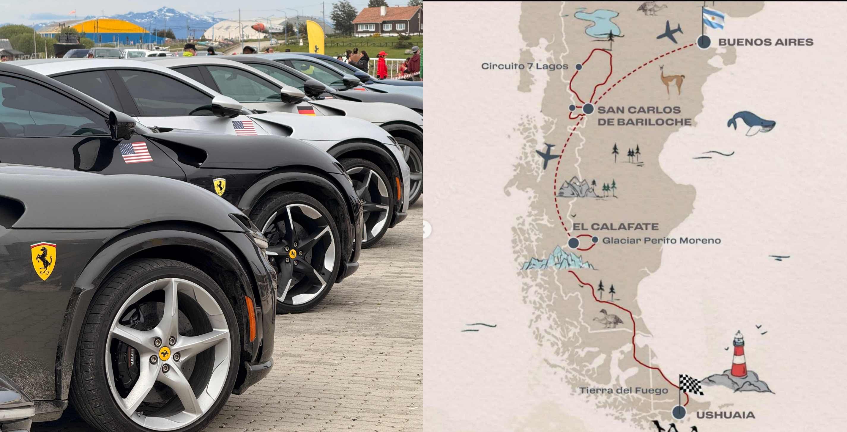 La Ferrari Cavalcade Adventure 20205 se realizó en Argentina.