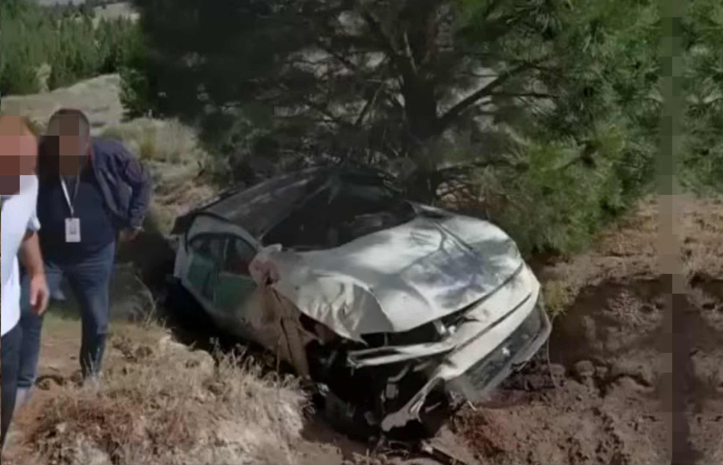 La Purasangue 34 terminó en la banquina durante la Ferrari Cavalcade Adventure.