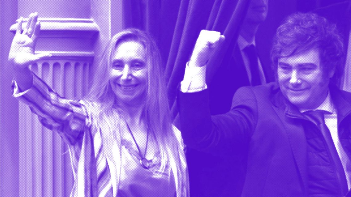 Javier and Karina celebrate.