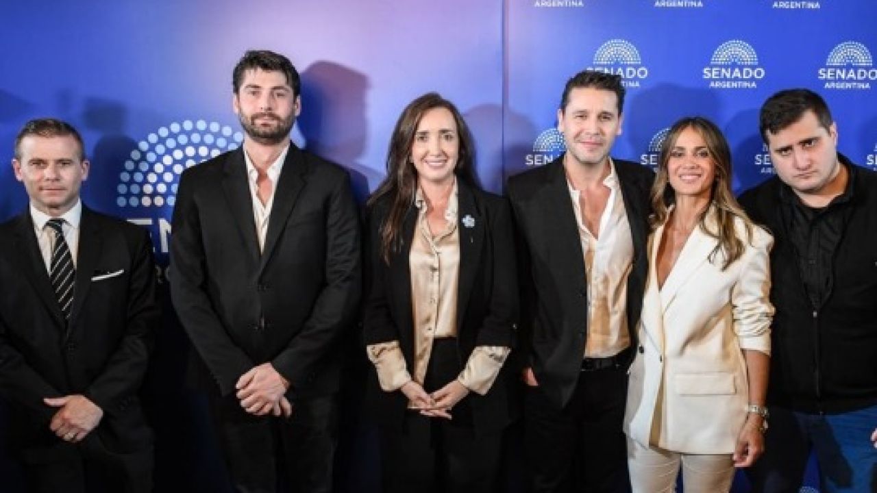 Victoria Villarruel junto con los youtubers libertarios | Foto:CEDOC