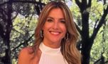La falda plisada con la que María Belén Ludueña lució un look sofiticado y chic