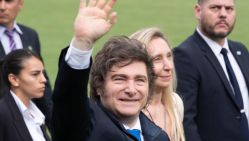 Javier Milei en el Campo Argentino de Polo