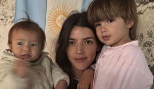 Calu Rivero junto a Tao y Bee