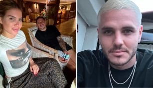 Wanda Nara, Martín Migueles y Mauro Icardi