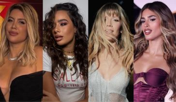 Wanda Nara, Flor Jazmín Peña, Laurita Fernández y Julieta Poggio