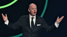 Gianni Infantino en el Sorteo del Mundial 2026