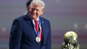 Donald Trump en el sorteo del Mundial 2026