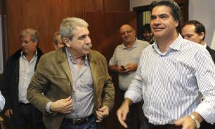 Capitanich y Aníbal Fernández juntos