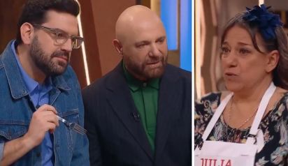 El jurado de MasterChef Celebrity y Julia Calvo