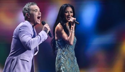 Robbie Williams y Nicole Scherzinger