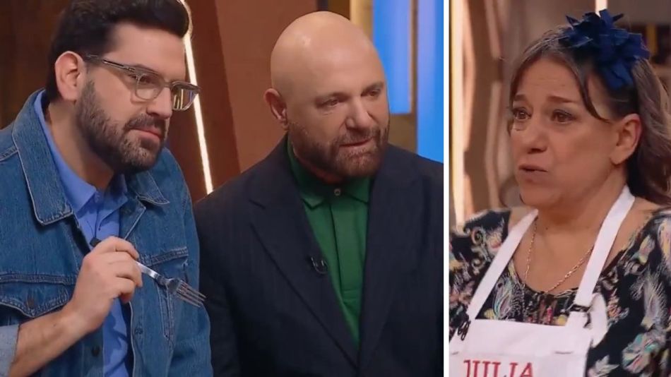 El jurado de MasterChef Celebrity y Julia Calvo