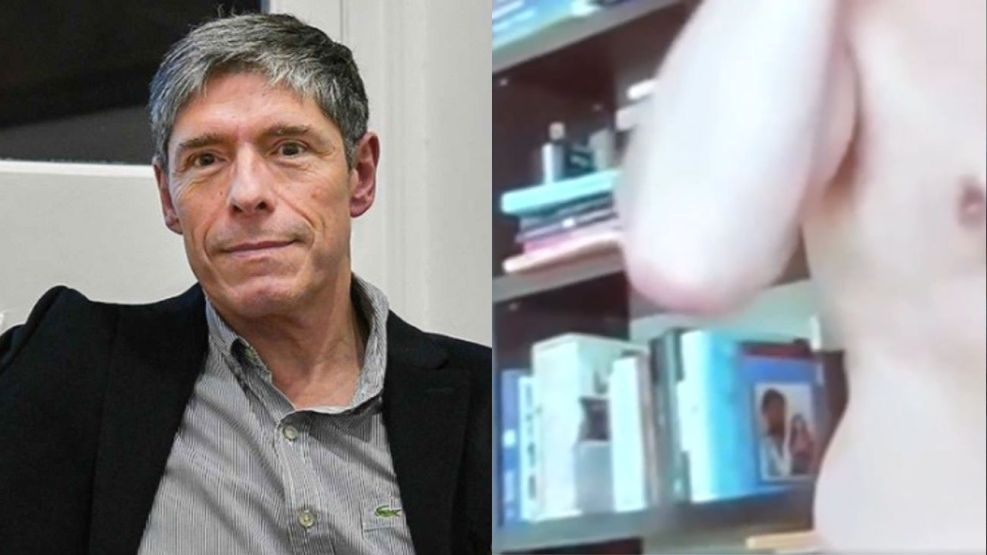 Abal Medina apareció con el torso desnudo en plena audiencia virtual 05122025