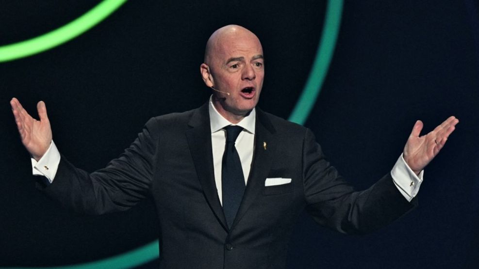 Gianni Infantino en el Sorteo del Mundial 2026