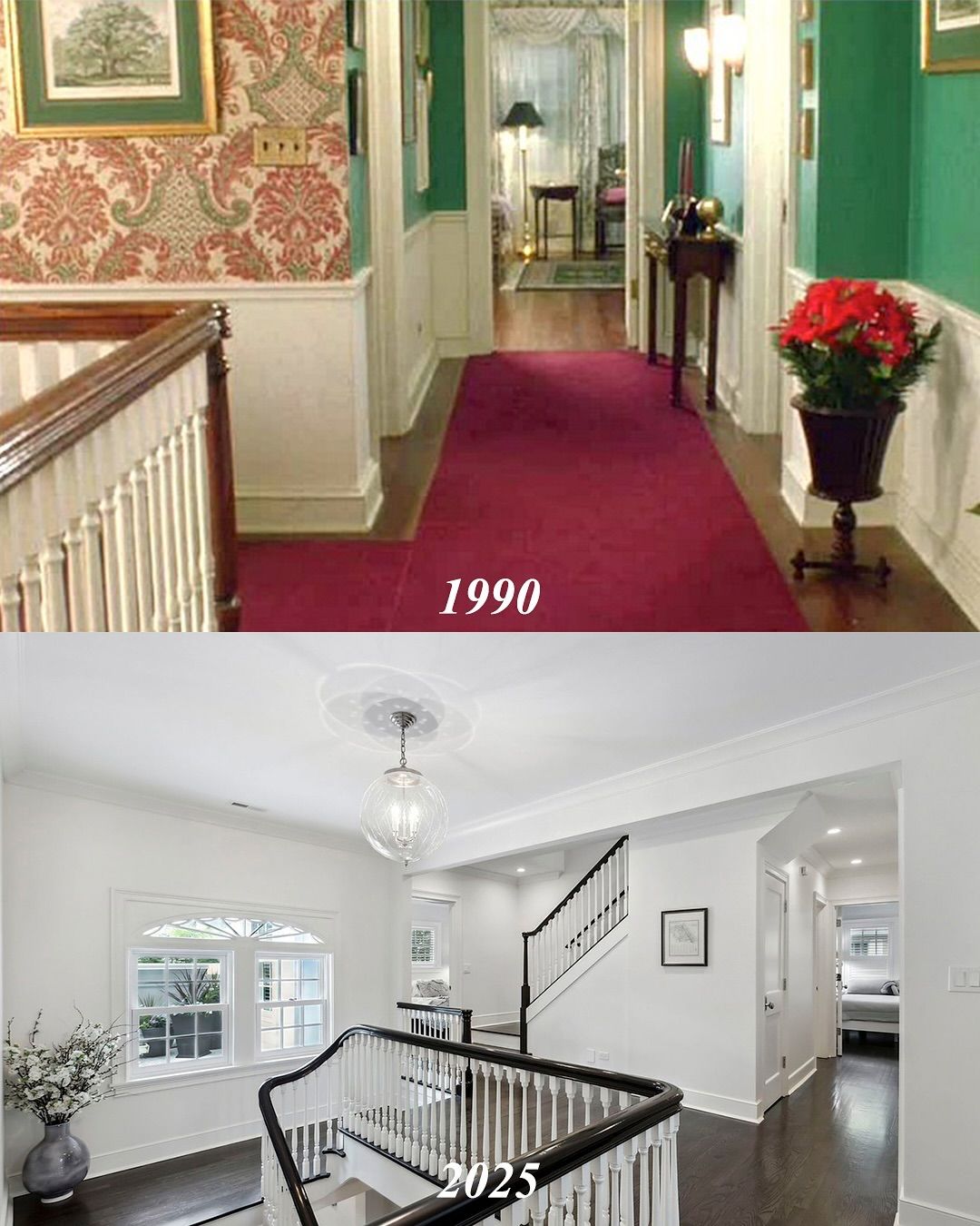 Así está la casa de Mi pobre angelito, el antes y el después