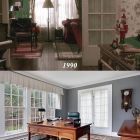 Así está la casa de Mi pobre angelito, el antes y el después