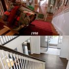 Así está la casa de Mi pobre angelito, el antes y el después