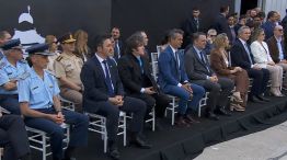 El acto oficial de presentación de los F16 en Córdoba.